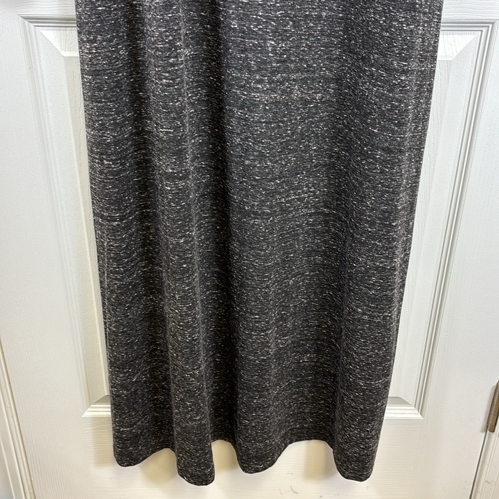 NWT Seraphine marled gray nursing and maternity maxi dress sz 10 - Picture 3 of 8